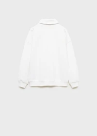 Printed cotton sweatshirt