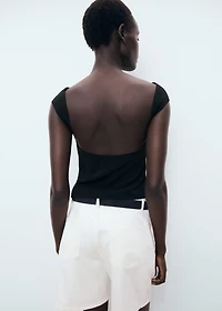 Open-back top