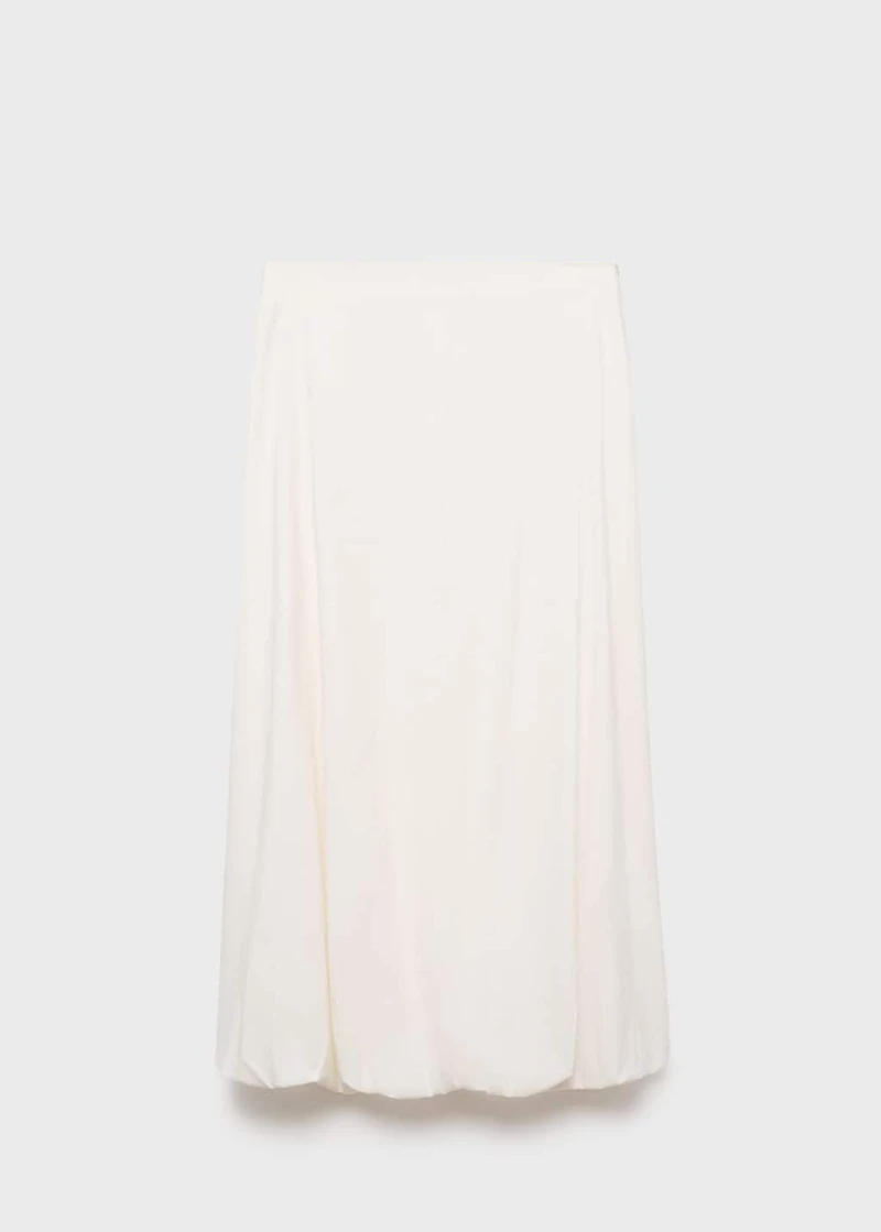 Long balloon skirt