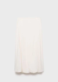 Long balloon skirt