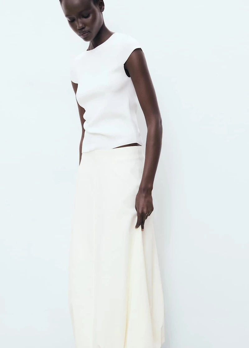 Long balloon skirt
