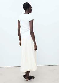 Long balloon skirt