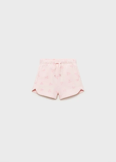 Printed cotton shorts