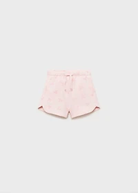 Printed cotton shorts
