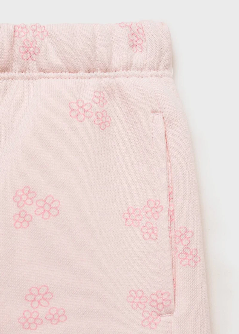 Printed cotton shorts