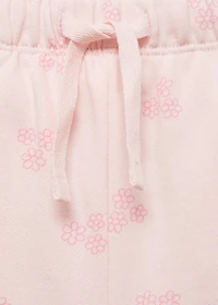 Printed cotton shorts