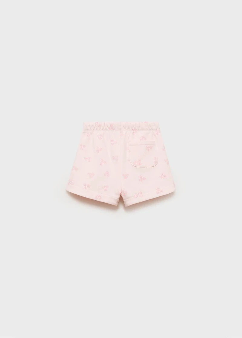 Printed cotton shorts