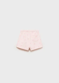 Printed cotton shorts