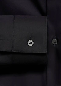 Slim fit cotton suit shirt