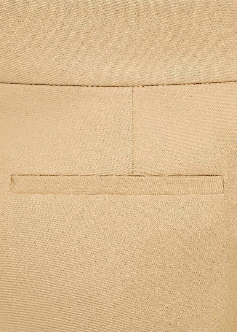 Mini-skirt with pleats