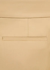 Mini-skirt with pleats