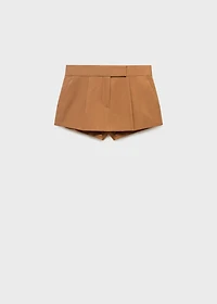 Mini-skirt with pleats