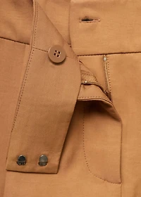 Mini-skirt with pleats