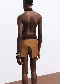 Mini-skirt with pleats