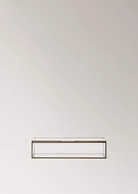 Medium box with metal profile