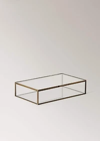 Medium box with metal profile