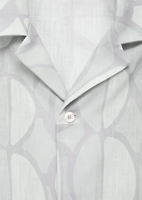 Printed short-sleeved shirt