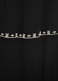 Embroidered long skirt