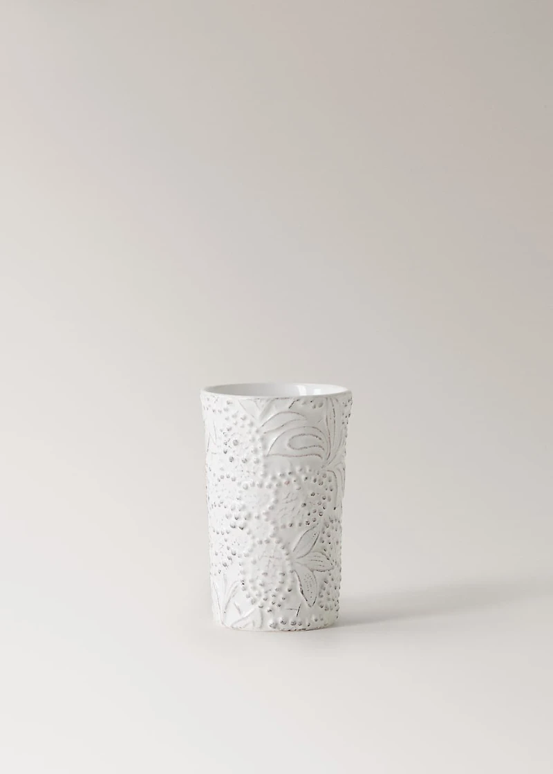 Embossed bathroom tumbler