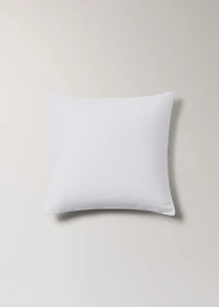 Cotton bed pillowcase with hem finish 50x50 cm