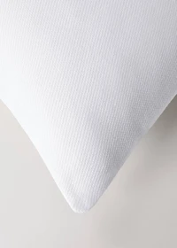 Cotton bed pillowcase with hem finish 50x50 cm