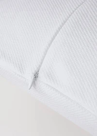 Cotton bed pillowcase with hem finish 50x50 cm