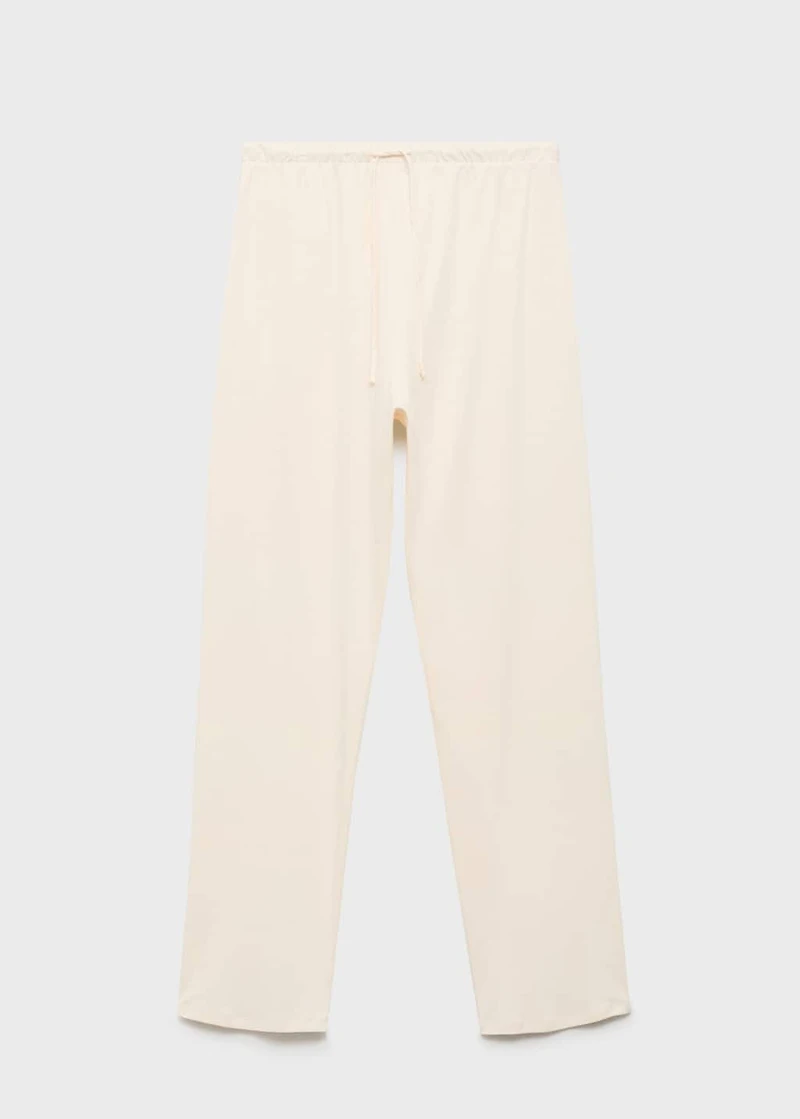 Plain cotton pajama pants