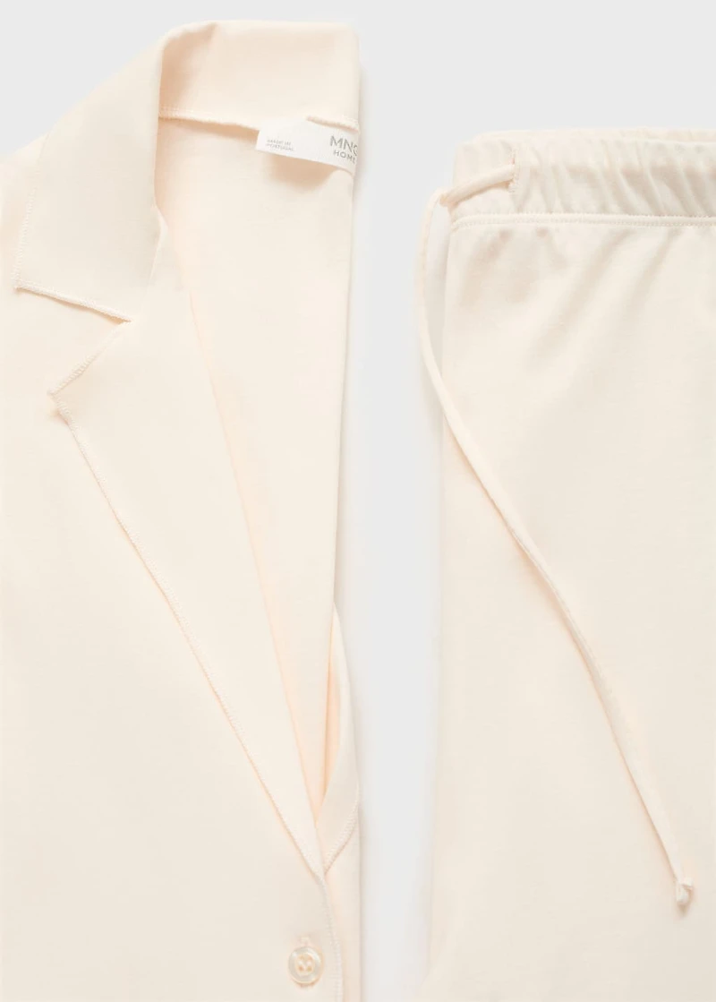 Plain cotton pajama pants