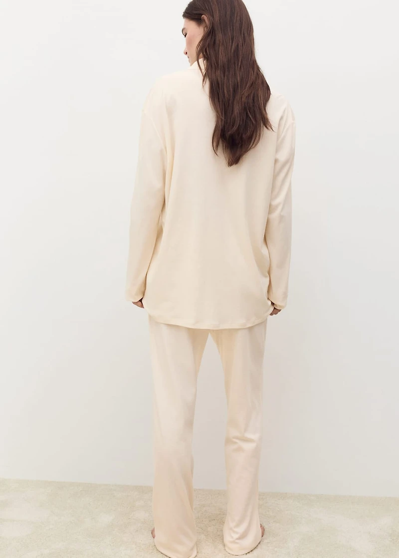Plain cotton pajama pants