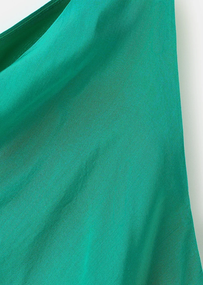 Long satin dress