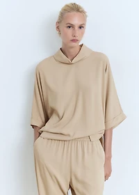 Oversized flowing blouse