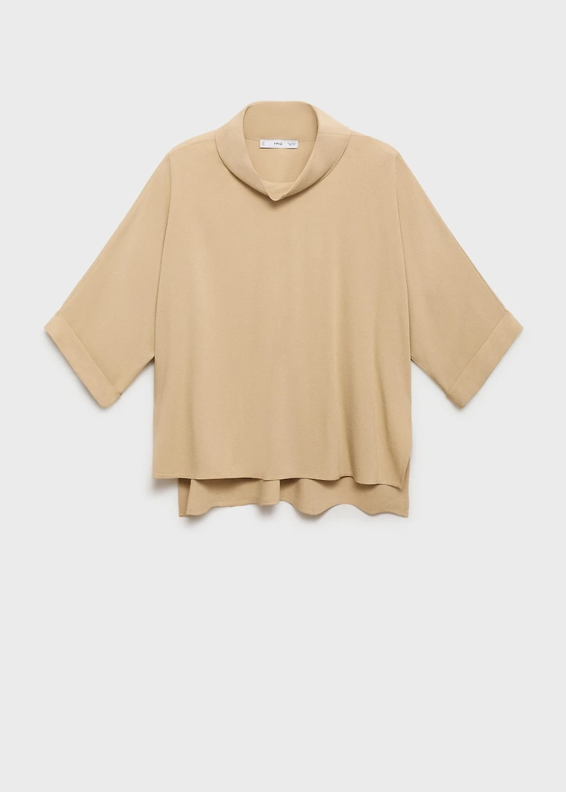 Oversized flowing blouse