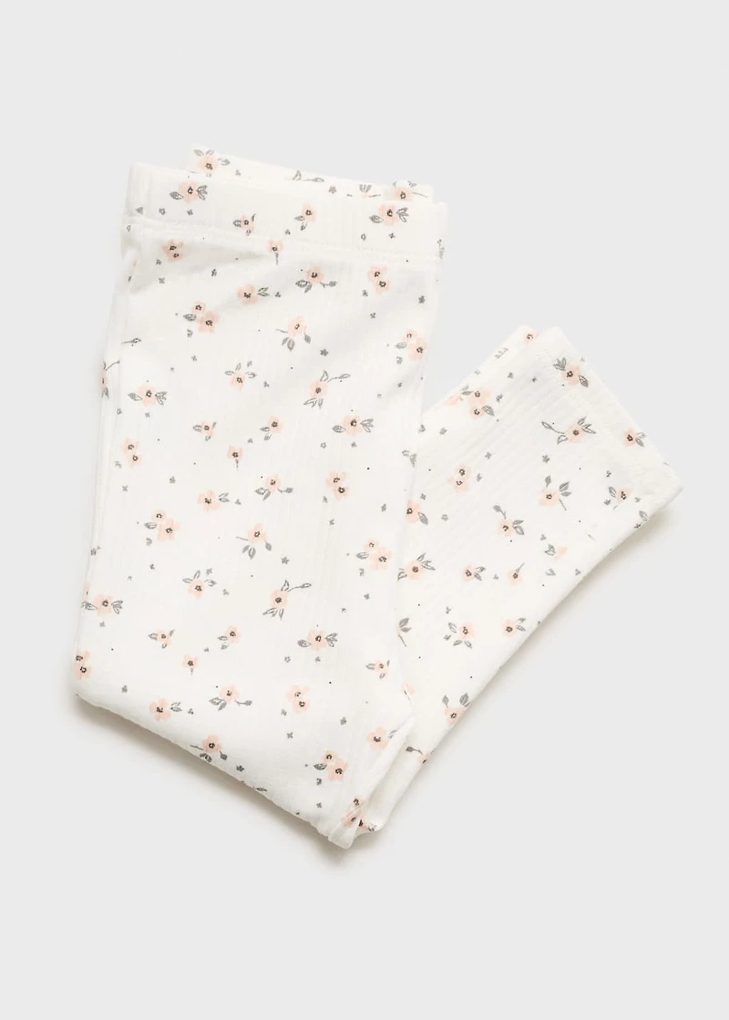 Floral print leggings