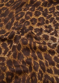 Leopard print scarf