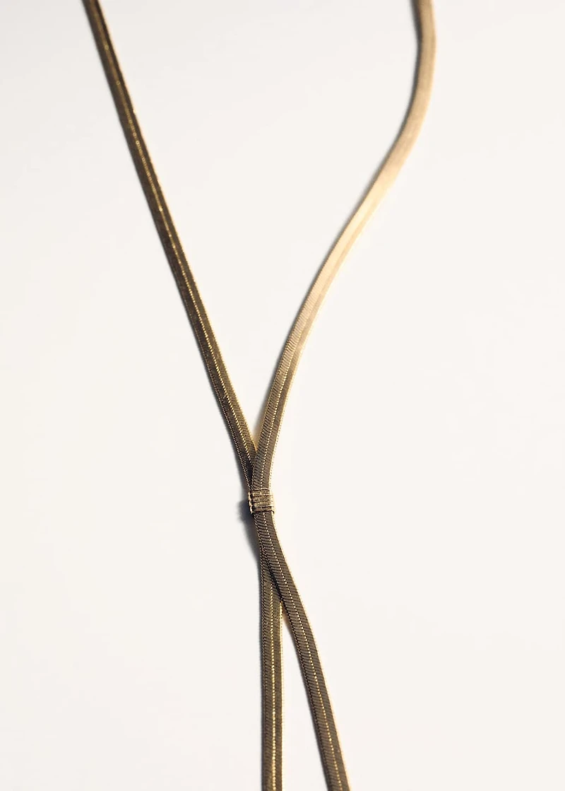 Long triple necklace