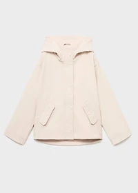 Raincoat hooded jacket