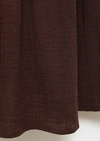 V-neck cotton dress