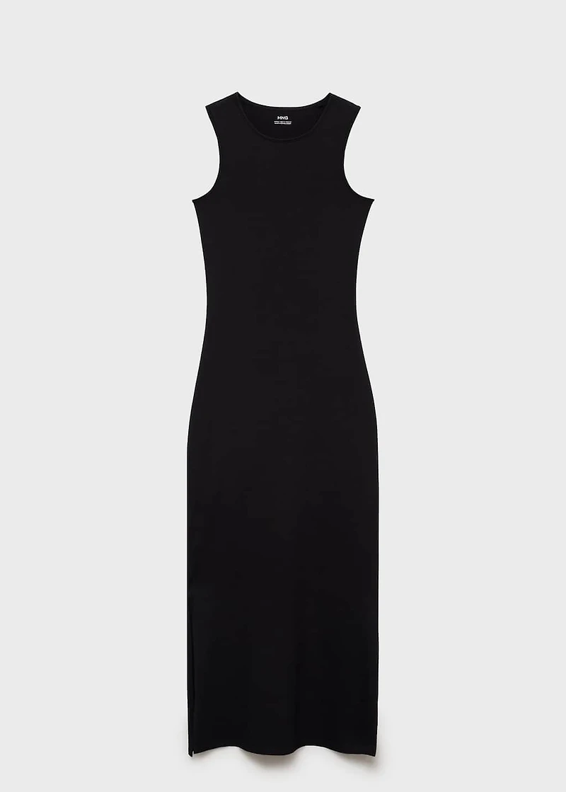 Long knitted dress