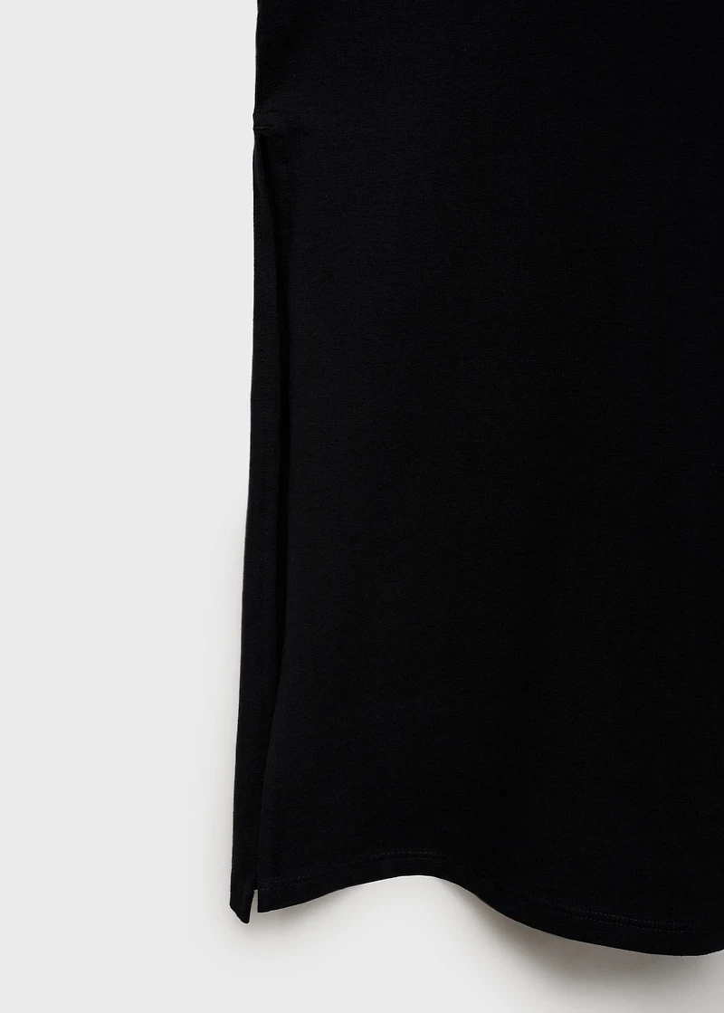 Long knitted dress