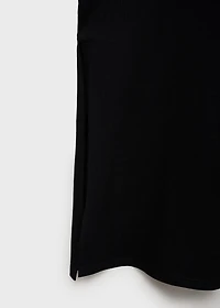 Long knitted dress