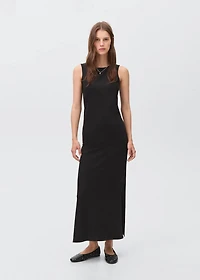 Long knitted dress
