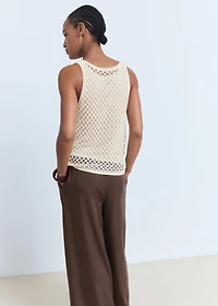 Crochet top with straps