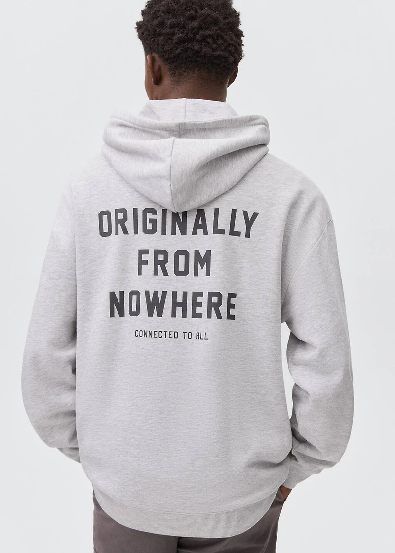 Printed hoodie