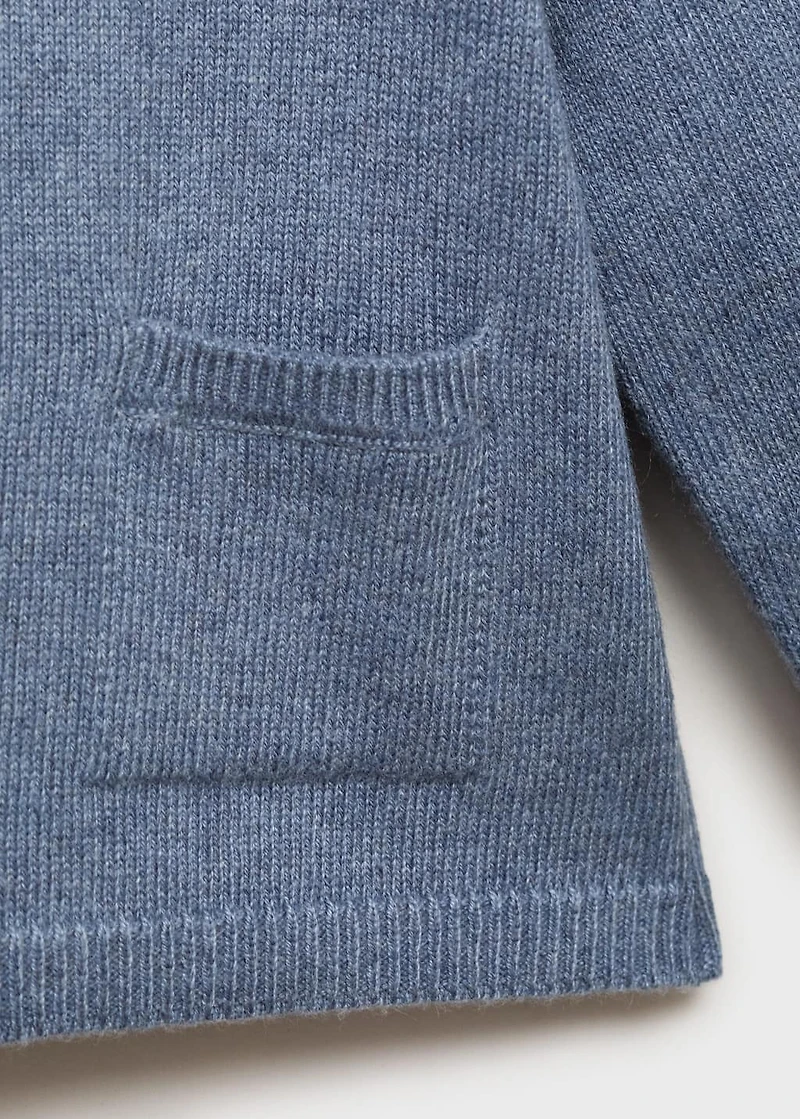 Knit pocket sweater