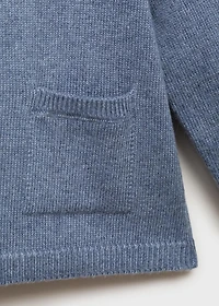 Knit pocket sweater