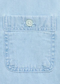 Pocket denim shirt