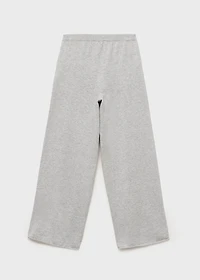 Cotton-knit trousers