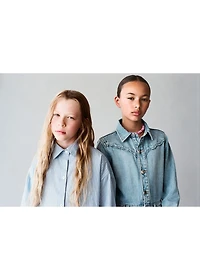 Long denim jumpsuit