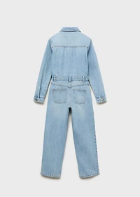 Long denim jumpsuit