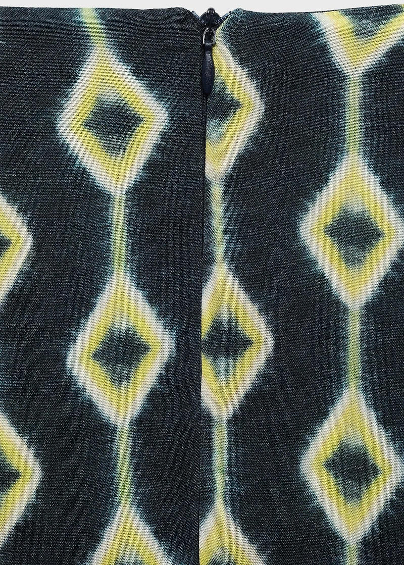 Printed long skirt